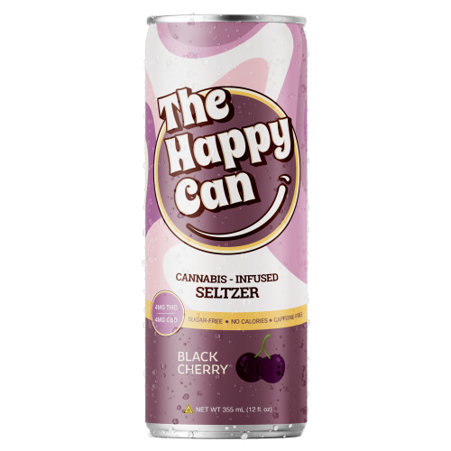 The Happy Can - Black Cherry Cannabis Infused Seltzer