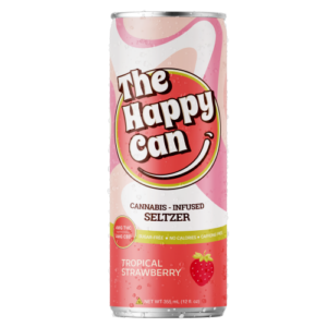 The Happy Can - Tropical Strawberry Cannabis Infused Seltzer